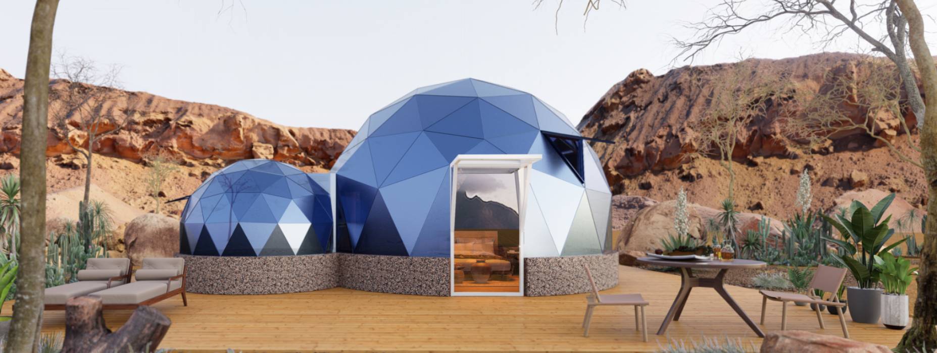 绥宁县球形智能光伏玻璃星空房